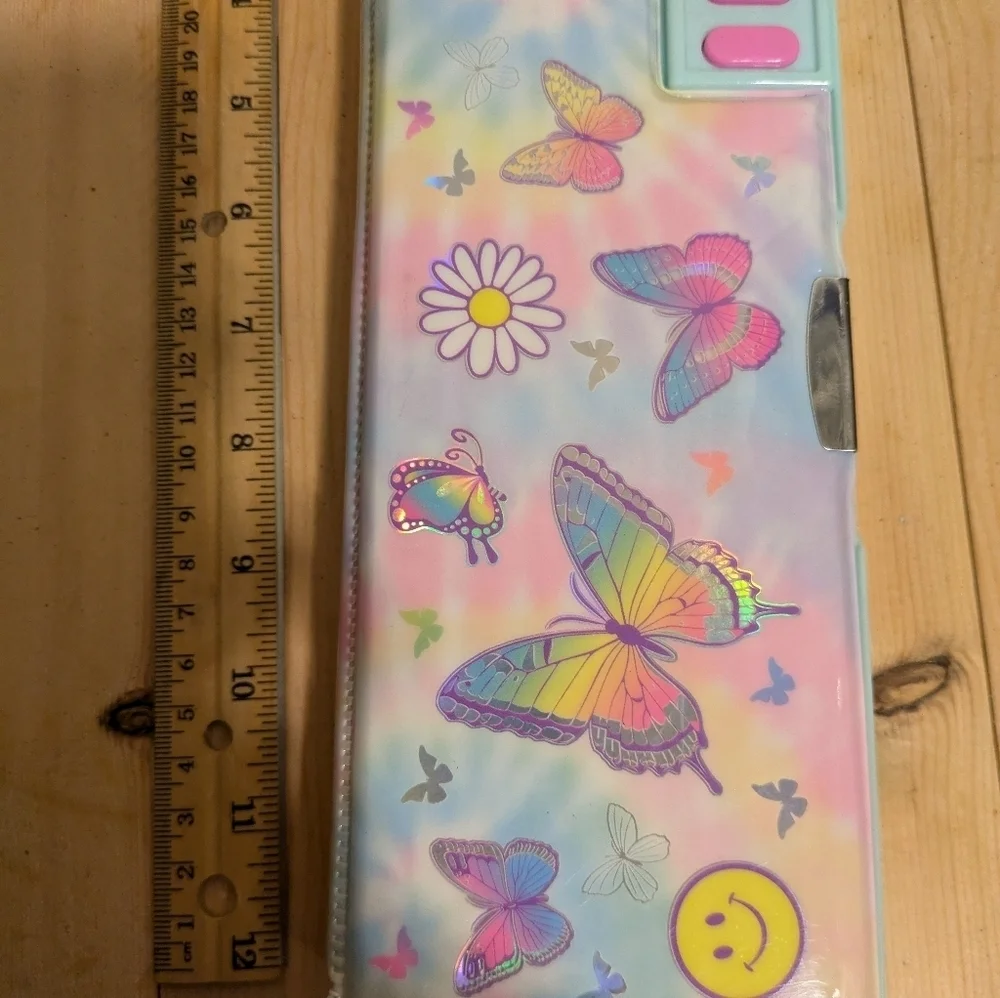 Colorful Butterfly Pencil Case